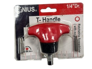 lot 66 image: T-Handle Ratcheting Screwdriver BRAND NEW