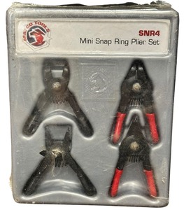 lot 575 image: Matco Tools Mini Snap Ring Plier Set (SNR4)