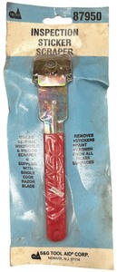 lot 580 image: Tool Aid 87950 Inspection Sticker Scraper