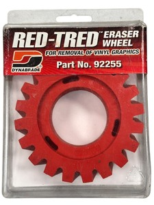 lot 619 image: Dynabrade 92255 RED-TRED Eraser Wheel BRAND NEW
