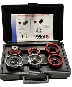 lot 396 image: Matco Tools Radiator Pressure Tester Adapter Set (MPT4000) BRAND NEW