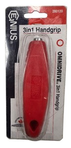 lot 195 image: Genius Tools OMNIDRIVE 3-in-1 Handgrip Handle, Ergonomic - 280120