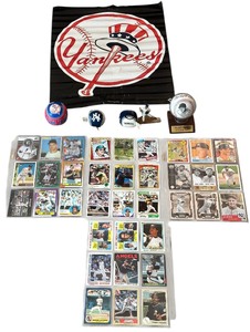 lot 38 image: Yankees Bundle WITH TEAM AUTOGRAPHED 1978 CHAMPION GAME BALL