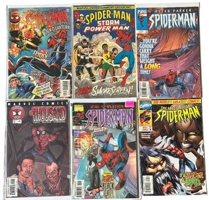 lot 78 image: COMICS  MARVEL SPIDERMAN, bundle of 6 comic books
