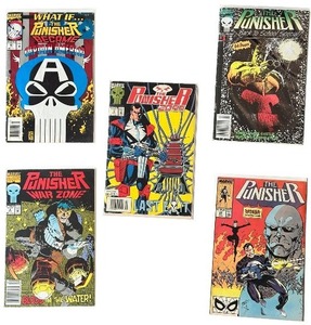 lot 77 image: COMICS  MARVEL, The Punisher, Bundle of 5 comic books