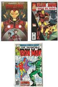 lot 75 image: COMICS  Classic Marvels Ironman Comics, bundle of 3 comic books