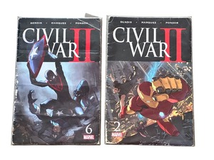 lot 74 image: COMICS  Marvel Civil War II Books 2 and 6