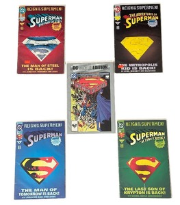 lot 22 image: COMICS  Superman  Lot of 5 Comic Books