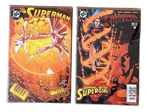 lot 95 image: COMICS  SupermanSuperGirl, lot of 2 comic books