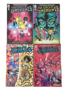 lot 84 image: COMICS  The Girls of Dimension 13, Books 1-4, Bundle of 4 Comic books