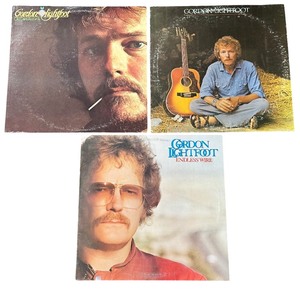 lot 482 image: Gordon Lightfoot Vinyl Records Bundle, Lot of 3 Vinyl Records