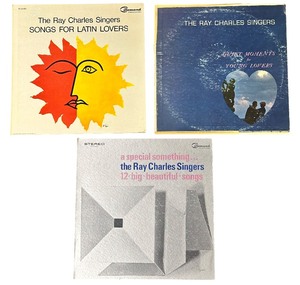 lot 445 image: Ray Charles Singers Vinyl Record Bundle, Lot of 3 Vinyl Records