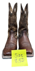 lot 518 image: Ariat  Size 8.5D  Sport Square Toe Western Boot