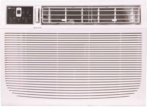lot 287 image:  BRAND NEW Seasons 12,000 BTU 230208-Volt Window Air Conditioner with Heat for 550 sq ft in White  RETAILS ON AMAZON FOR $549.99 