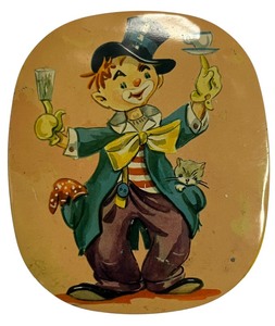 lot 227 image: Vintage The Worlds Thornes Toffee Clown Tin