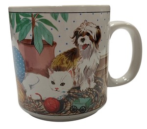 lot 066 image: Best Friends Collection, Collection consists of 1 mug, 2 square storage tins, 3-pc set matching storage tins, 1 desktop mailbox, set of salt and pepper shakers.