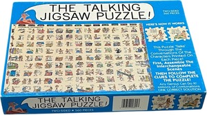 lot 051 image: The Talking Jigsaw Puzzle -BLUE
