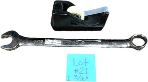 lot 21 image: Matco Tools MCL382K, 1-316 Combination Wrench, Spline End