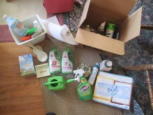 lot 11 image: Carpet shampoo, household cleaners ...