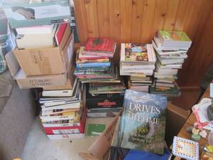 lot 37 image: Massive mountain of assorted books ...