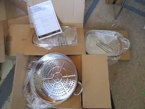 lot 62 image: Princess House 5qt Stainless steel ...