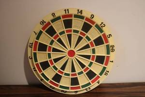 lot 603 image: dart board...