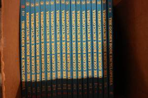 lot 608 image: volumes 1-20 of THE GOLDEN BOOK ENC...