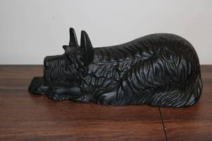 lot 615 image: cast iron dog wall mount...