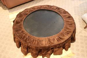 lot 623 image: mini exercise trampoline...
