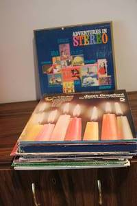 lot 643 image: stack of records...