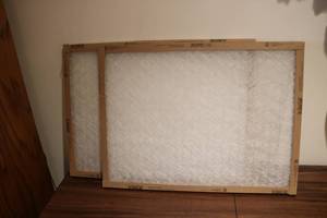 lot 697 image: 2 E-Z flow air filters new 18x24x1...