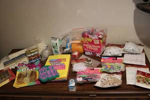 lot 705 image: crafting supplies lot foam stickers...