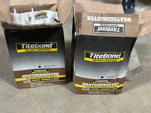 lot 50 image: Titebond Weathermaster Siding, Window, and Door Sealant 1 12 Cases
