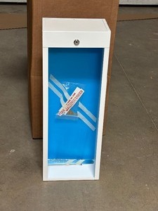 lot 45 image: Fire Extinguisher Lock Boxes with Plexiglass and Breaker Quantity of 2