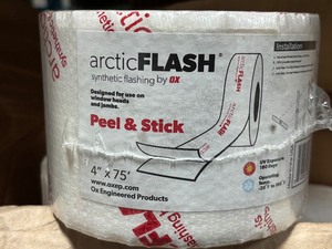 lot 78 image: OX Arctic Flash Synthetic Flashing 8 Rolls 4 X 75