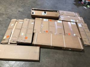 Lot of Assorted Wood Drawers and Shelves Various Models and Conditions Customer Returns See Pictures