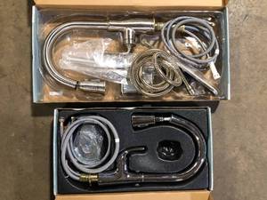 lot 25 image: Lot of Assorted Glacier Bay Faucets Various Models and Conditions Customer Returns See Pictures