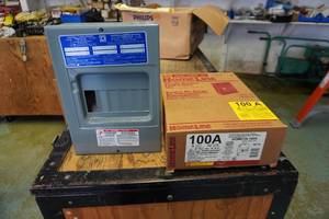 Homeline Brand Model HOME612L100S 100 amp Wall Mount Electrical Service Box