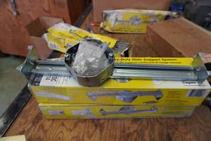 lot 83 image: Pass & Seymour Model 55501 Adjustable Slide Support Ceiling Fan Safety Brace