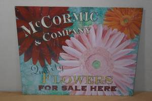 lot 41 image: McCormic & Company Metal Sign