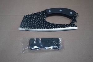 lot 44 image: Pro Chef Carbon Steel 8 CarvingChopping Knife with Sharpener