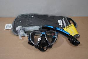 lot 163 image: Cressi Big Eyes Evolution & Alpha Ultra Dry Snorkel Set