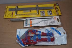 lot 194 image: Trammel Cutter Set, Hacksaw and Pipe Cutter