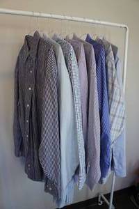 lot 254 image: 8 Long Sleeve Button Up Mens Shirts - Nautica, Polo, Izod