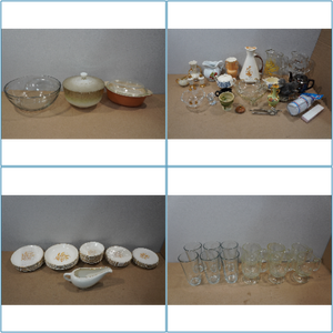 lot 277A image: Assorted Glassware - Fire King, Golden Wheat Set