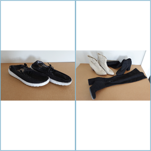 lot 248A image: Hey Dudes Wendy Womens Size 7 Slip-On Shoes and Womens Boots