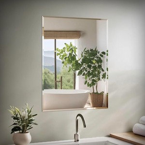 lot 85 image: Gatco Flush Mount EZ Hanging 31.5 Frameless Mirror
