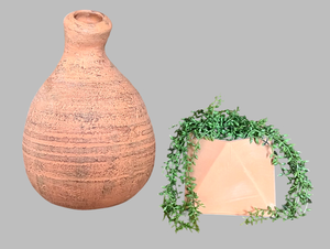 lot 46 image: Terracotta Vase & Planter