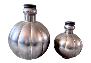 lot 23 image: Decorative Metal Art Hand-Forged Soldered Water Vessel Vases