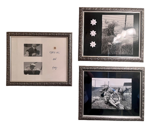 lot 29 image: (3) Silver Embellished 23 x 19 Picture Frames